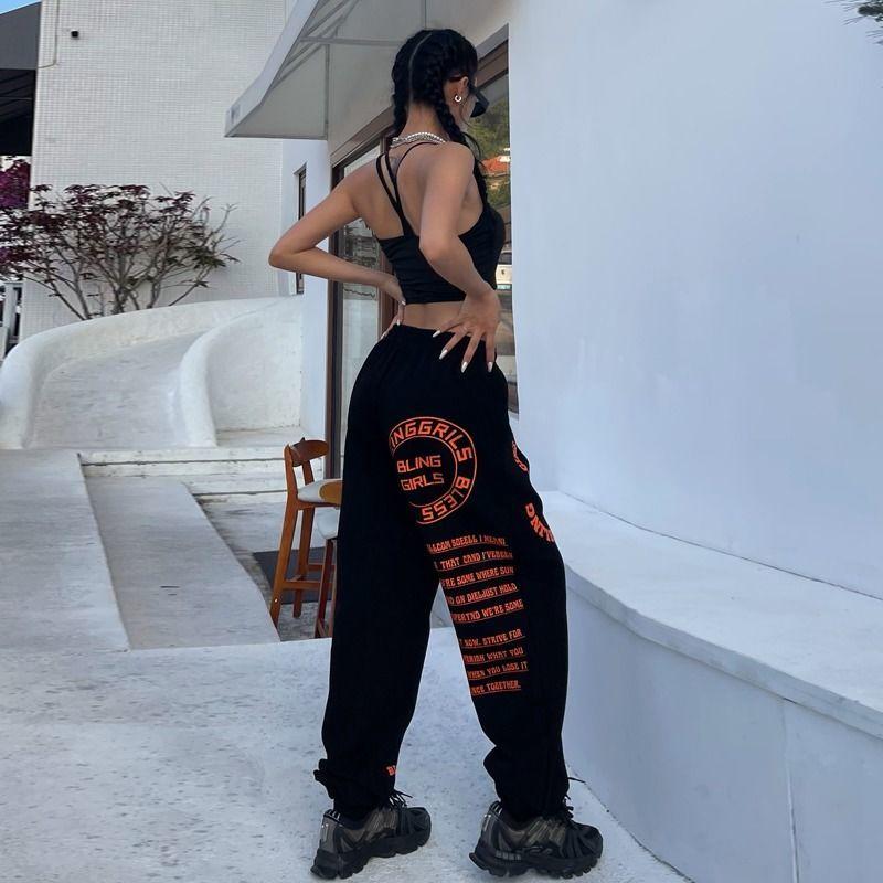 Jogging Sweatpants Women Korean Fashion Oversize Joggers Sports Pants Hippie Wide Leg Trousers Ladies Winter Kpop Streetwear