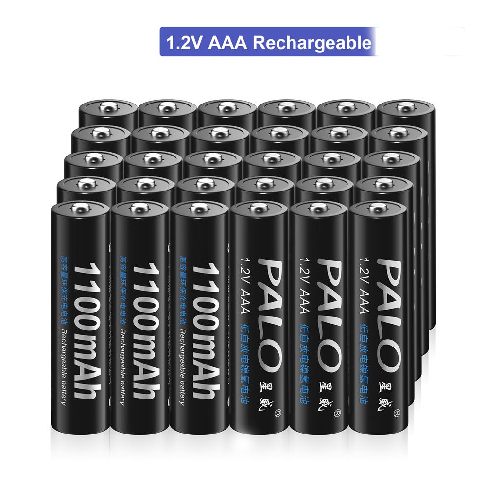 24 шт. AAA, 1100 мАч, NI-MH, 1,2 В, аккумуляторная батарея AAA, 3A, NI-MH аккумулятор для камеры, игрушек