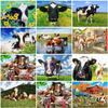 DIY Diamond Painting 5D Cow Cross Stitch Rhinestones Diamond Embroidery Animals Picture Of Rhinestones Handcraft Home Decor