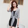 Large Size Solid Color Half Sleeve Sun Protection Clothing Women's Summer Thin Lace Shawl Casual Loose Bright Silk Breathable Cardigans