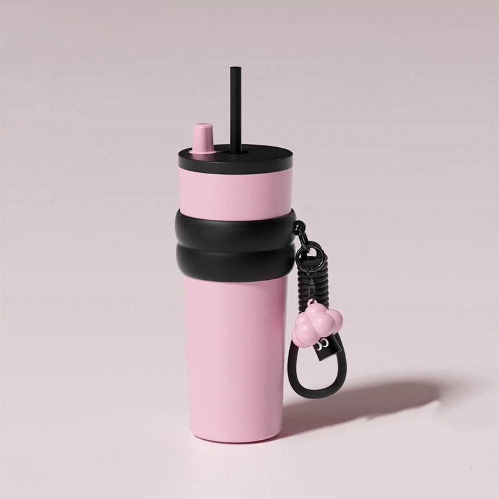 316 Stainless Steel Insulated Cup Bow Thermal Water Bottle Vacuum Cup for Student Children