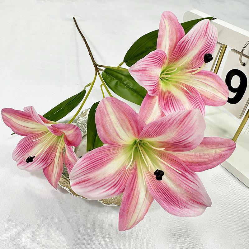 Lilium Plant Simulated Spp Wedding Hotel Restaurant Desktop Props Decoration
