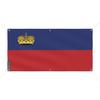 Bannière Drapeau Liechtenstein - PIXELFORMA - 70x140cm - Polyester Durable - 6 Œillets Renforcés