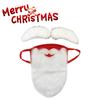 Claus Christmas Santa Eyebrows Beard Adult Cotton Warm Mask Party Set Cosplay