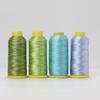 DIY красочные полиэстеровые нитки 108D/2 для машинной компьютеризированной вышивки, 1 шт.
