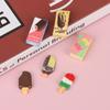 1Set 1:12 Dollhouse Mini Rainbow Ice Cream Chocolate W/Packaging Box Decor Toy