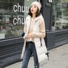 Autumn Winter Down Cotton Vest Jacket Womens Long Hooded Cotton-Padded Coat Female Waistcoat Padded Puffer Parkas Outwear