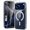 Protective Case - BOOLING - for iPhone 17 Pro - Magnetic - Shockproof - with 2 Tempered Glass Screen and Camera