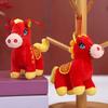 Horse Plush Ornament 2026 Year of The Horse Lucky Charm for Car & Bag Soft Stuffed Pendant for Chinese New Year Gift