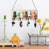 Metal Cats Key Organizer Wood Cat Silhouette Key Hook Cute Cat Key Hook  Hanging Decoration