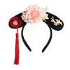 Sweet Chinese Style Hair Hoop Long Tassel Children Hair Bands Retro Hanfu Flower Headband  Festival
