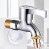 1Pc Brass Single Cold Water Wall Tap Garden Washing Machine Water Tap Basin Faucet Bibcock