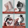 New Unique Horizontal Setting Suction Cup Handheld Shower Head Holder Large Shower Head Supports Relocatable Wall Mounted