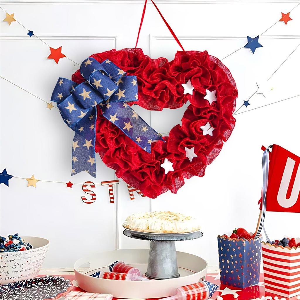 Exclusive For Independence Day In The United States | Exquisite Handmade Love Wreath, Celebrating  And Unity