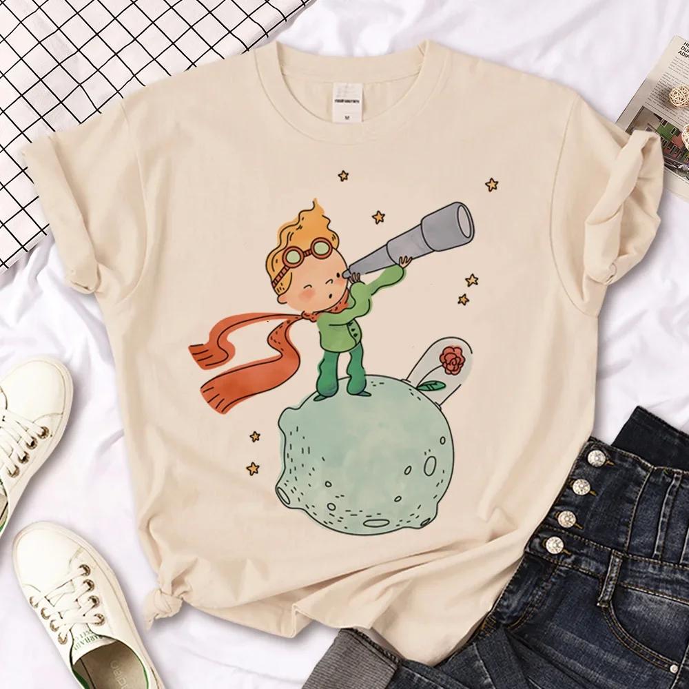 Funny the Little Prince T Shirt Tee Women Harajuku Tshirt Girl 2000s Clothing T-shirt Clothes
