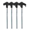 4/8Pcs Tent Nails Outdoor Camping Ground Stakes High Strength Rustproof Corrosion Resistant Luminous Tent Stakes Metal Sand Pegs