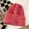 New Women's Autumn and Winter Outdoor Knitted Hats Warm Big Head Circumference Cold-proof Wild