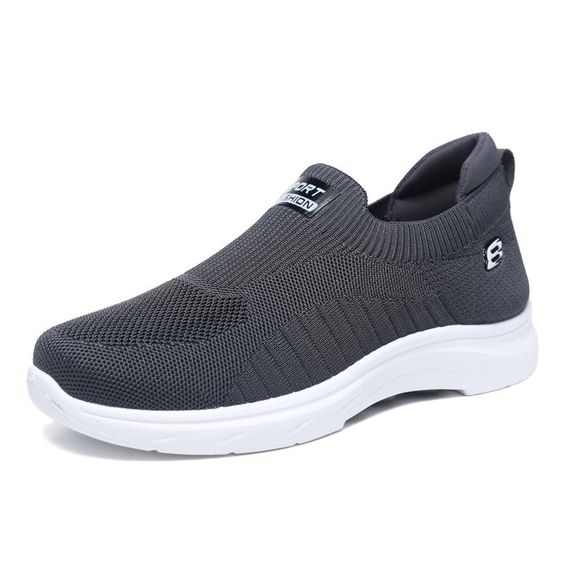 New Trendy Men's Casual Soft-soled Single Shoes Versatile Outdoor Sports Breathable Shoes One-pedal Lazy Shoes