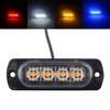 12V 24V 4Leds Car Warning Light Grill Breakdown Light Car Truck Trailer Beacon Lamp LED Amber Side Light Warning Lamp For Cars