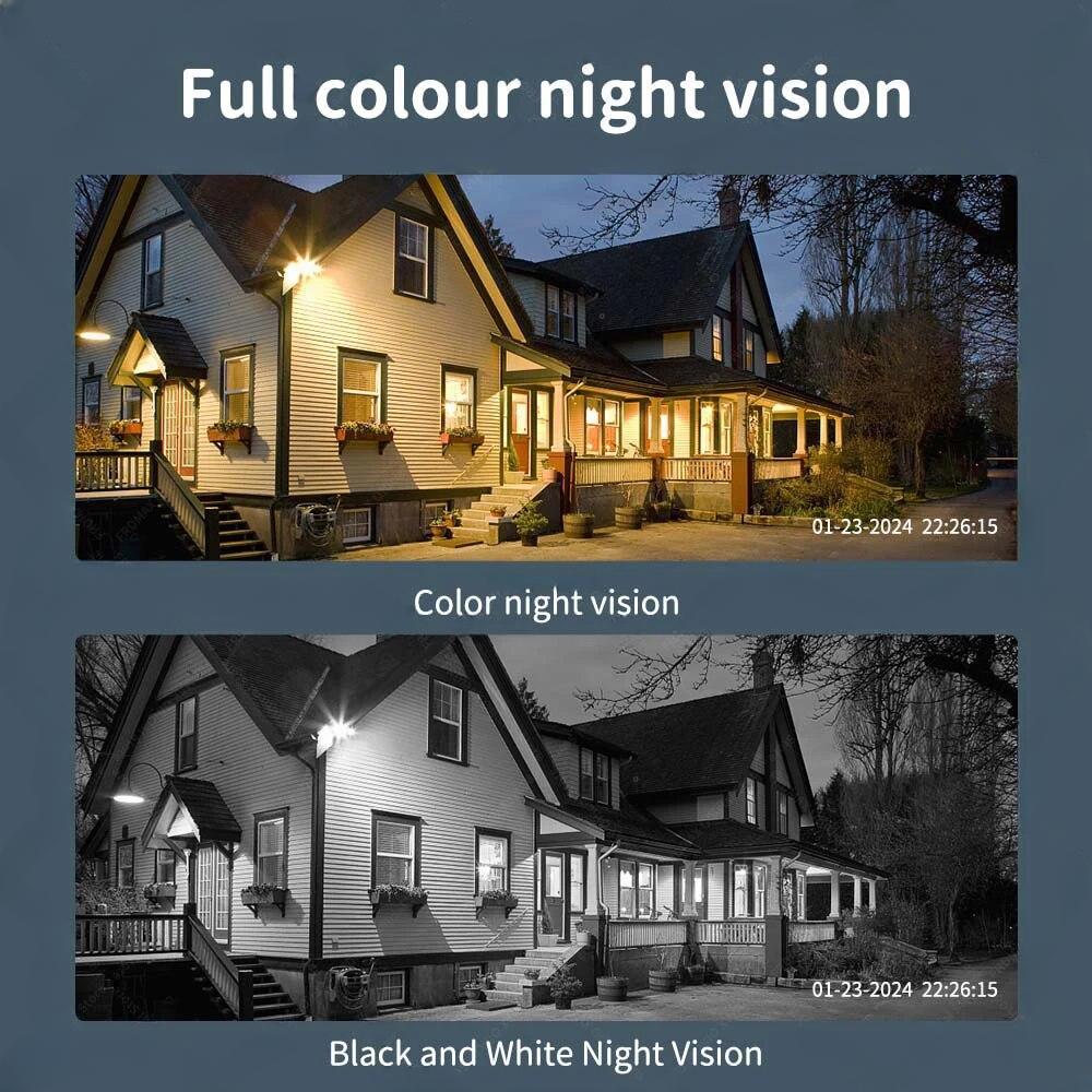 LS VISION EU 6K 12MP Wi-Fi IP 3 камера наружная три объектива панорамный вид PTZ IP-камера AI отслеживание безопасности защита видеонаблюдения видеонаблюдение