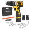 38N.m Torque Electric Impact Drill Multipurpose Cordless Electric Screwdriver DIY Power Tool For Makita 18V Battery