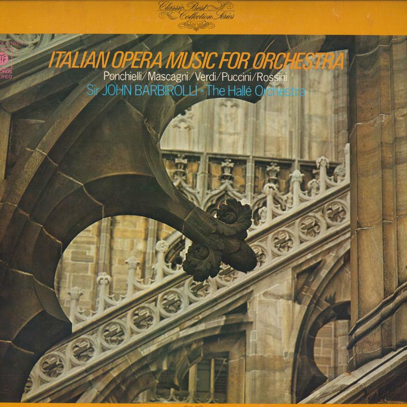 LP Record  - Italian Opera Orchestra Masterpiece UDL3102Y PYE Japan Classical Used