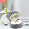 Elegant Ring Presentation Box with Plush Interior for Special Occasions