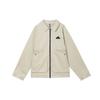 FW24 Tech Textured Series Logo Pattern Sports Casual Polo Jacket Men Jacket Sesame Earth-Grey JI8687
