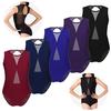 Kids Girls Ballet Dance Leotard Ballerina Bodysuit Party Sleeveless Keyhole Back Gymnastics Jumpsuit