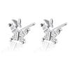 Second Wear Them All the for 925 for Both Platinum Double Butterfly Perfect for Special Gift Box Popular for Small Earrings, Time, Women,