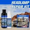 Headlight Restoration Kit Headlight Repair Agent With Sponge Car Headlight Cleaner Lens Polisher Yellowing Remover Refurbishment