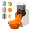 Electric Cheese Grater, Electric Slicer Shredder, Electric Vegetable Slicer Salad Maker, Fruit Cutter, Food Processor Spiralizer