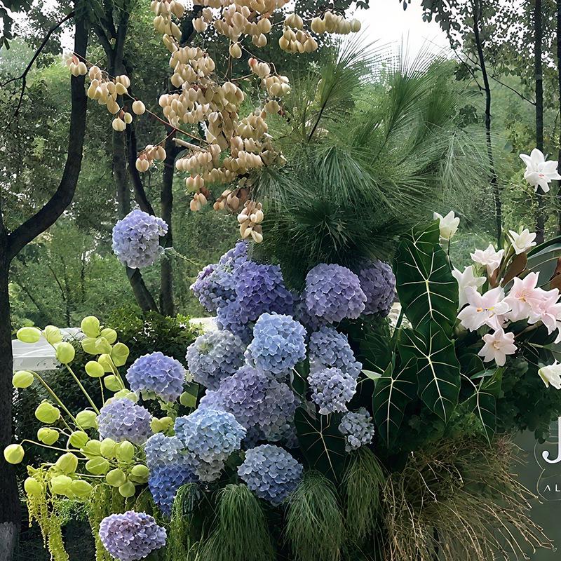 Realistic Fortune Tree Leaf Bunch - Artificial Green Plant Decoration for Indoor Landscaping and Photography Props