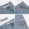 Bowknot Button Pins Jean Waist Buckles Detachable Pants Waist Tightener Jean Buttons Pins Adjustment Waist Buckles