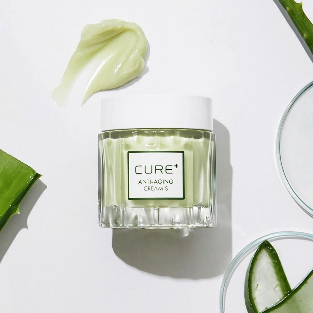 Kim Jeong-moon Aloe Lassence Roe Cure Anti-Aging Cream S 50g X 2p + Anti-Aging Cream S 30g Set, 1 Set