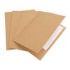 Set of 10 A4 Kraft Paper File Individual File Office Supplies Folders, Folders, Double-Sided Organizers, Lightweight, Portable, Stylish,