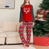 Christmas Parent Child Family Set Home Furnishings Christmas Pajamas Two Piece Set