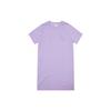New MLB Short Sleeved Dresses Women's Purple 3FOP00423-07LDL