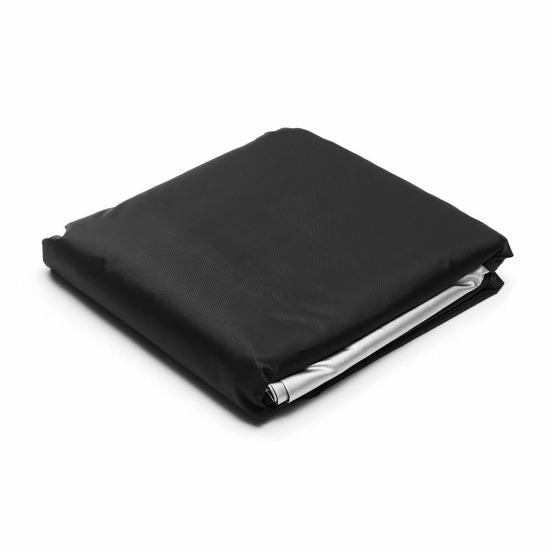 Outdoor Weatherproof Hot Tub Cover Waterproof Fabric Adjustable Drawstring Design UV-Resistant Heavy