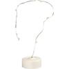 LED String Lights - 27 Cm - 6 White Lights - CR2032 Button Cell - Indoor