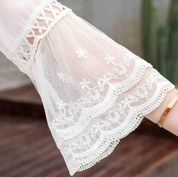 Summer Women's Sunscreen Top Chiffon Shirt Small Shawl Thin Section Short Blouse for Women