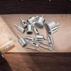 Porcelain Drill Bits 16 Pieces Tile Drill Bits Carbon Steel Tile Hole Cutter For Enlarging Groove Cutting Punching Drilling