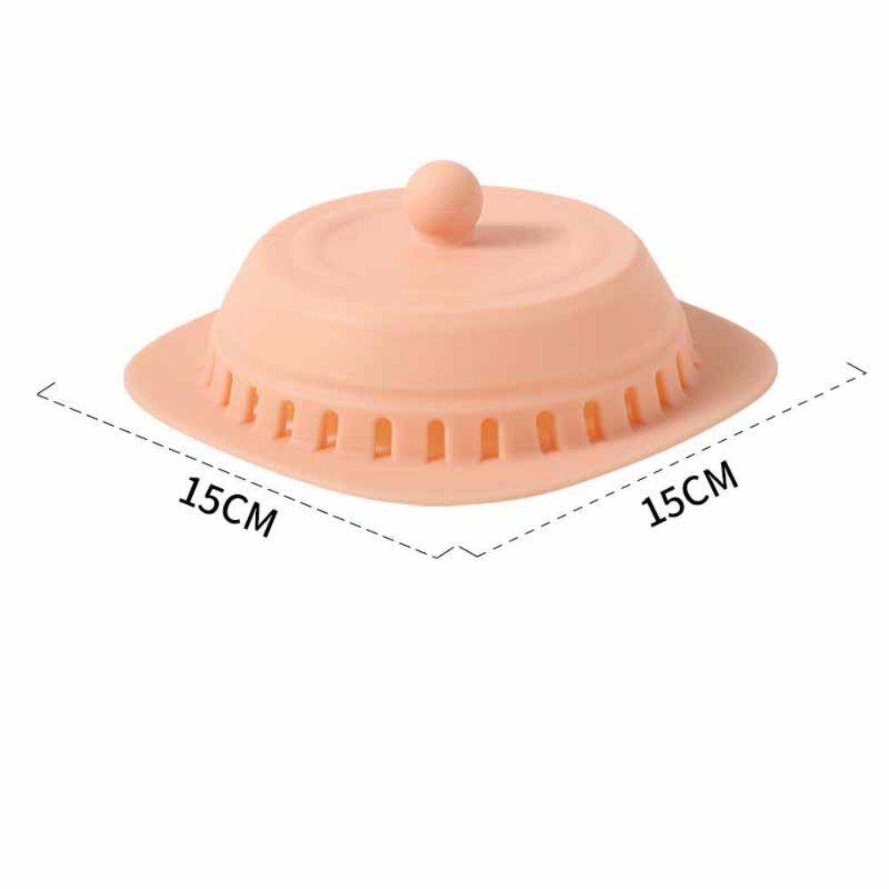 Press Type Kitchen Sink Filter Anti-odor Hair Catcher Stopper Durable Floor Drain Cover