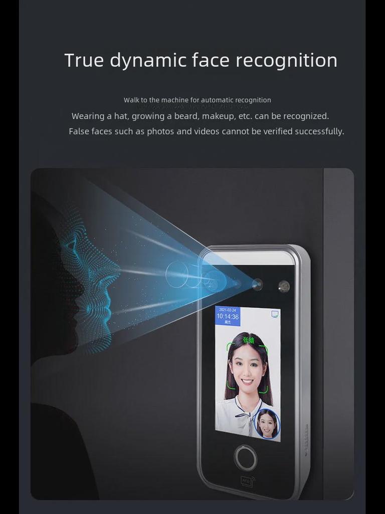 M106 Facial Recognition & Fingerprint Attendance System with Access Control