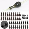 Quick Change Beads Set Terminal 20/50pcs Black Connector Feeder Fishing