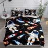 Rockets Space Children Duvet Cover Set UK Single Double King US Twin Full Queen Size Anime Bed Linen Set