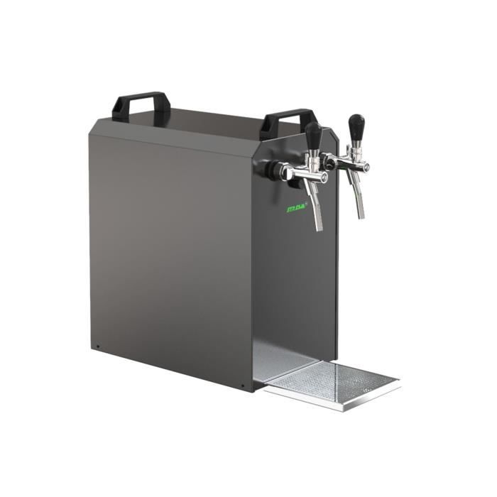 Tireuse à bière - STREAM 80K - Pompe à bière 2 lignes - Refroidisseur à débit continu - Refroidissement à sec