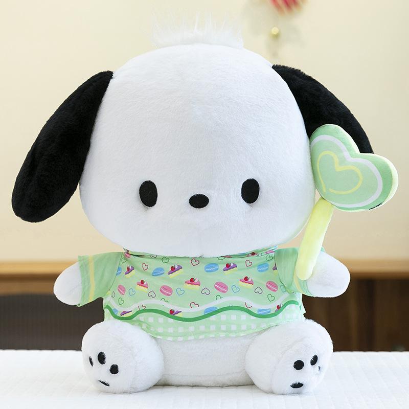 New Macaron Skirt Kullo Mi Melody Plush Toy Sweater Pacha Dog Doll Doll Throw Pillow