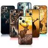 Deer Hunting Camo For iPhone 11 12 8 Plus 7 XR X XS 14 13 Pro Max 5S SE2022 Mini SE SE2 6S 6 Protection Cell Coque