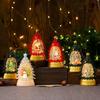 New Painted Christmas Tree Shaped Illuminated Candles, Oil Lamps, Children's Small Gifts, Wind Lamps, Bar Desktop Decorations 650ml